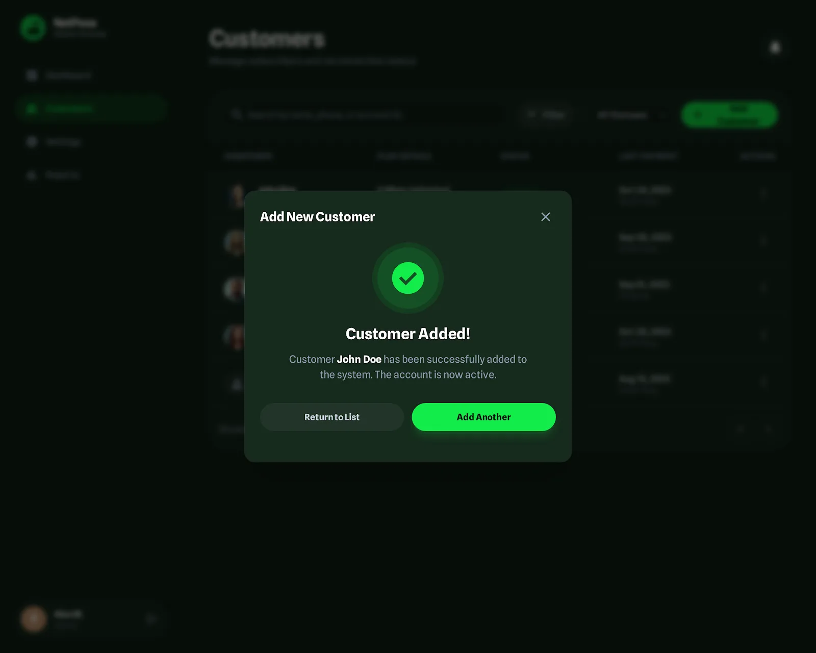 NetPesa: ISP billing automation screenshot