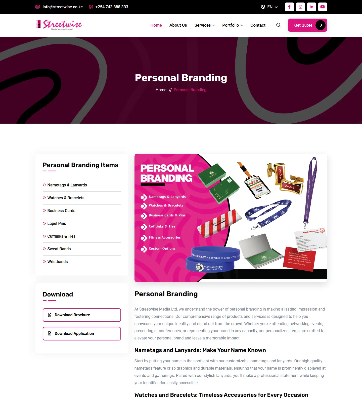 Marketing agency website and merchandise mockups image